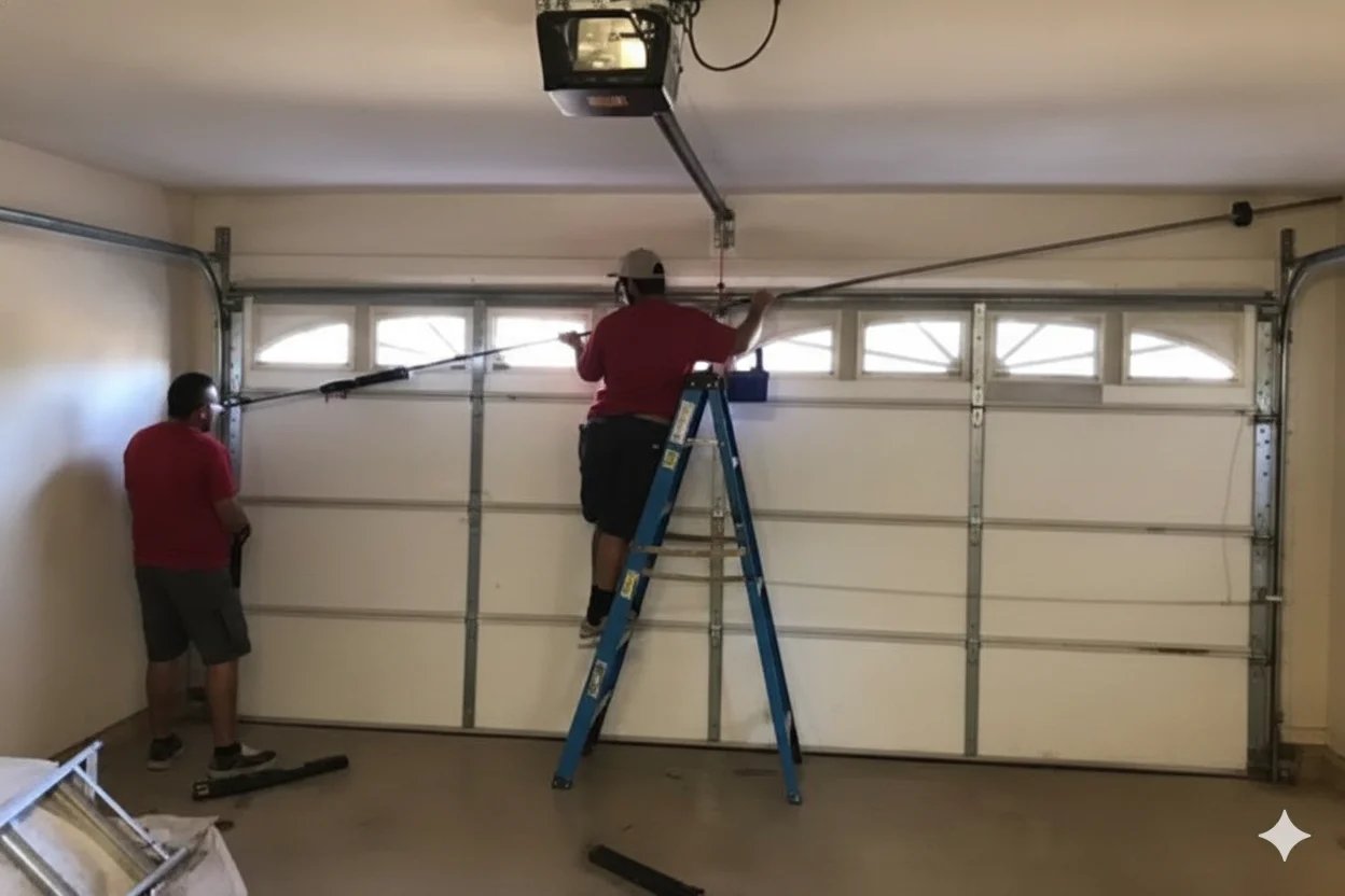 Garage door installation